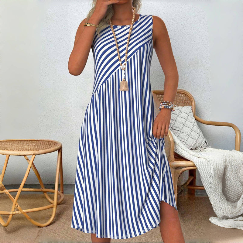 Rosa™ Handcrafted Striped Dress!