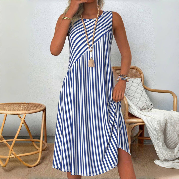 Rosa™ Handcrafted Striped Dress!
