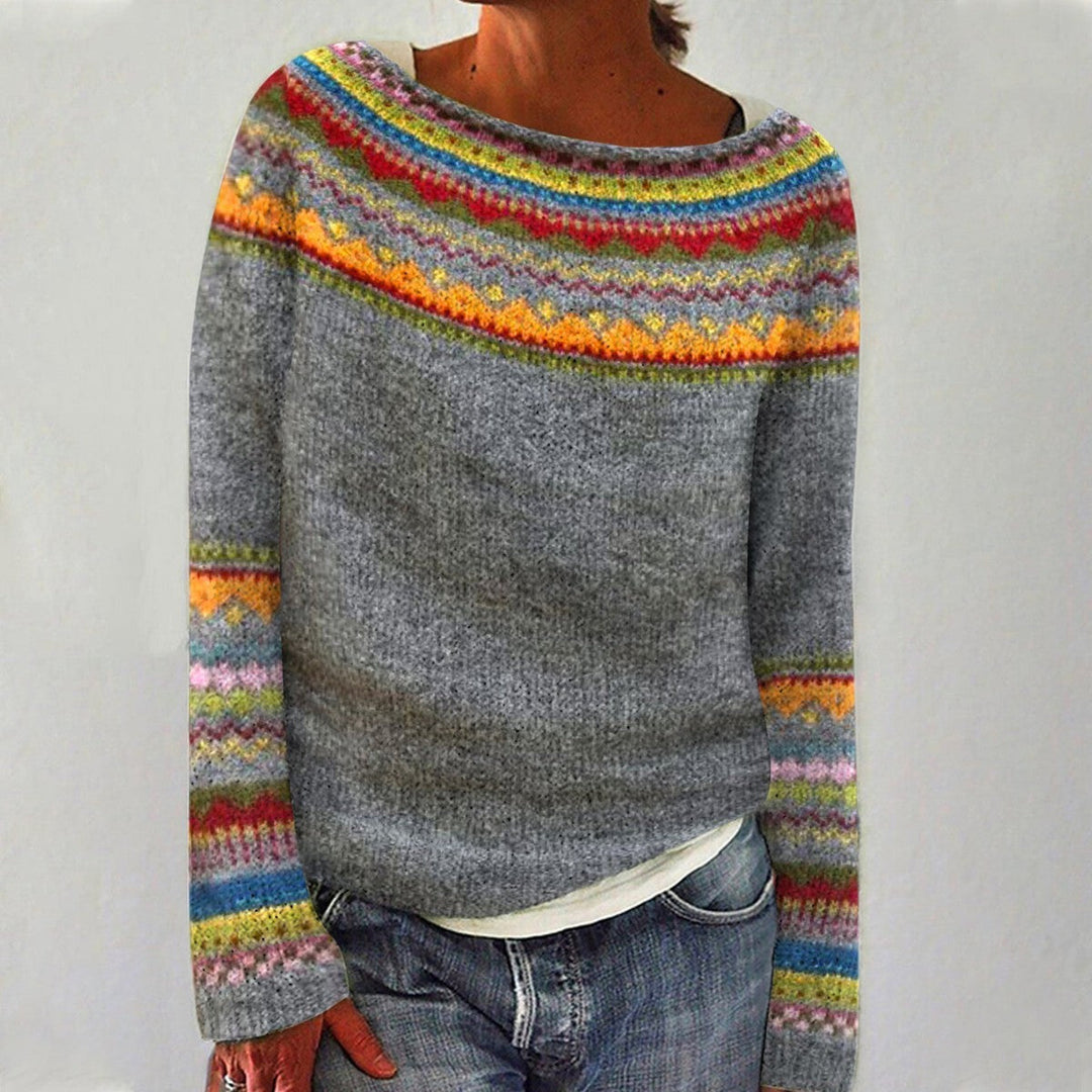 Brigid Retro Fall Sweater