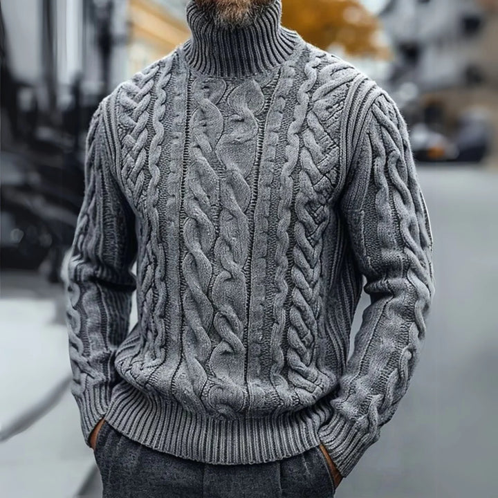 Adriano – Vintage Cable Knit Sweater