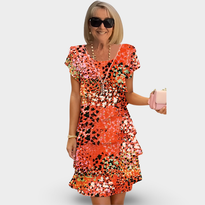 Tindra™ – Leopard Print Wrap Dress