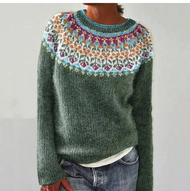 Brigid Retro Fall Sweater