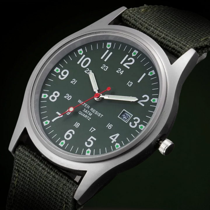 Casual WATCH WITH STRAP™ – Military-Inspired Watch for Everyday Use
