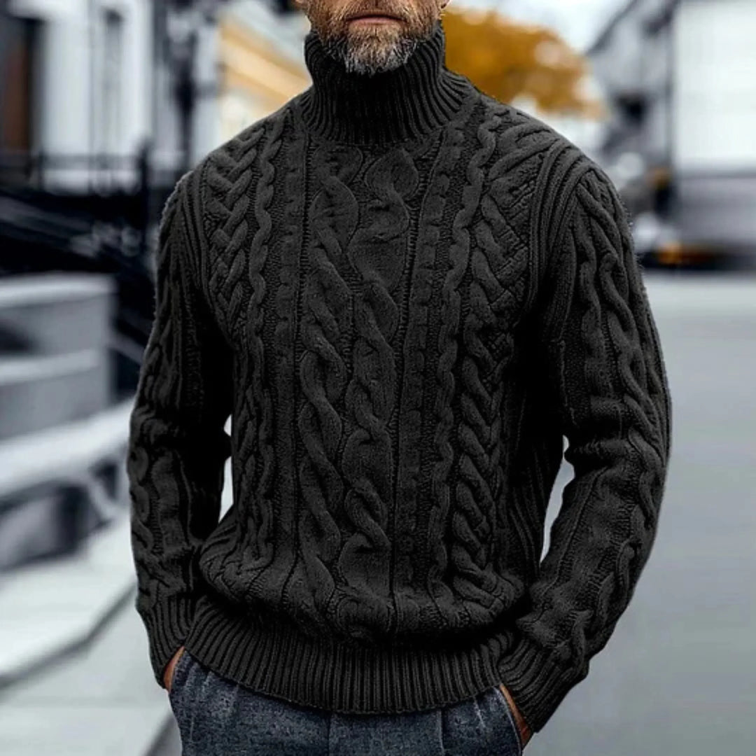 Adriano – Vintage Cable Knit Sweater