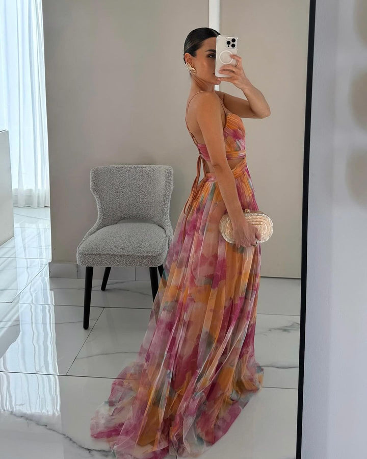 Gisele | Flattering Floral Maxi Dress