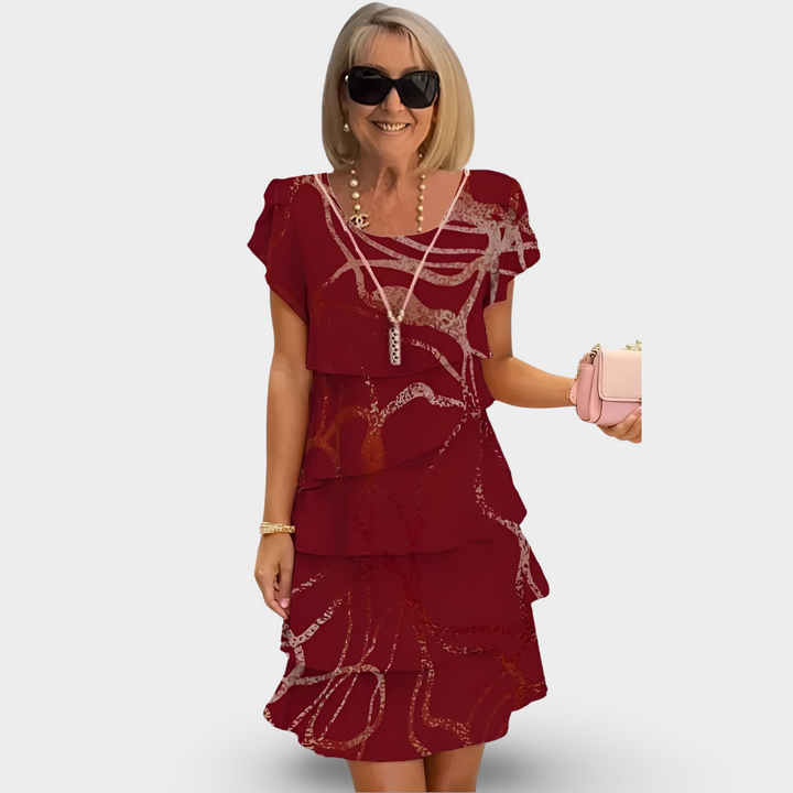 Tindra™ – Leopard Print Wrap Dress
