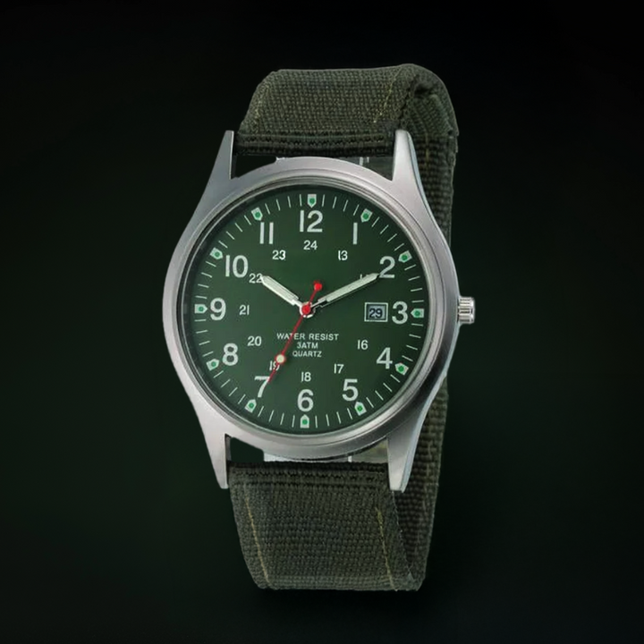 Casual WATCH WITH STRAP™ – Military-Inspired Watch for Everyday Use