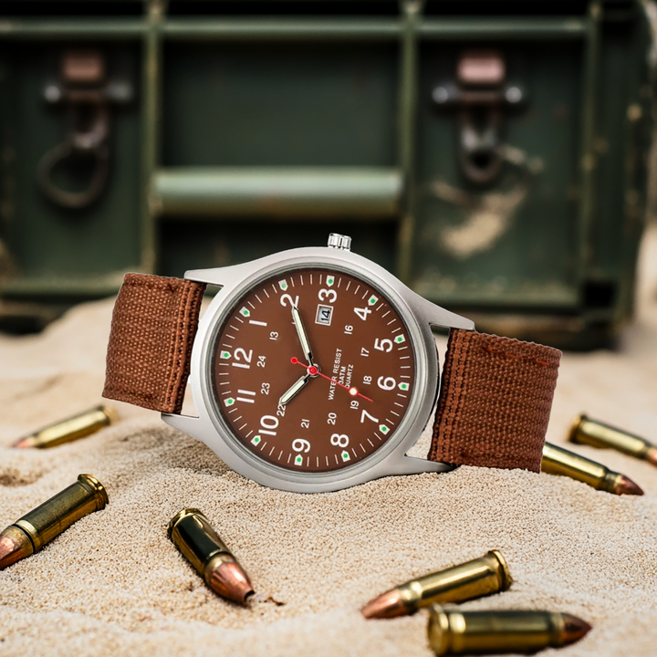Casual WATCH WITH STRAP™ – Military-Inspired Watch for Everyday Use