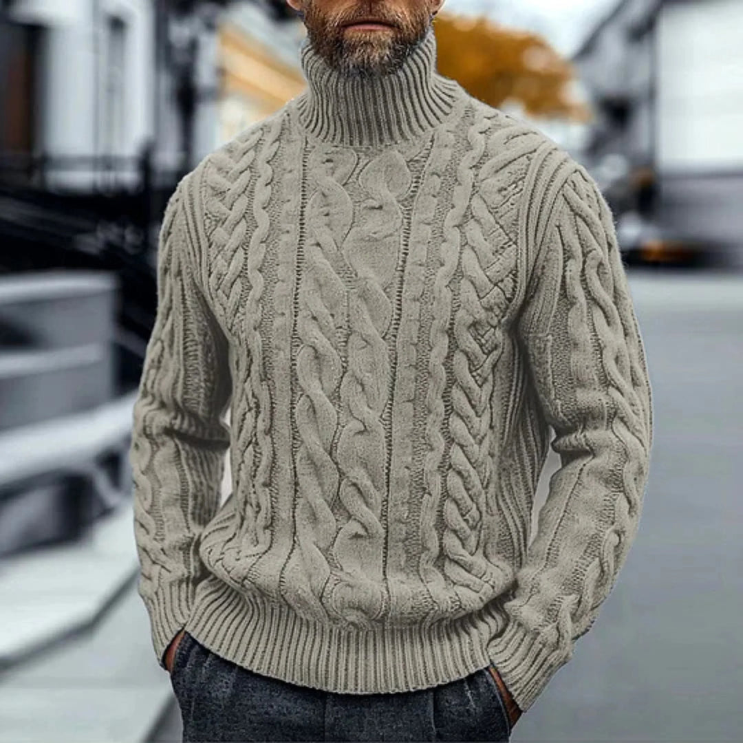 Adriano – Vintage Cable Knit Sweater