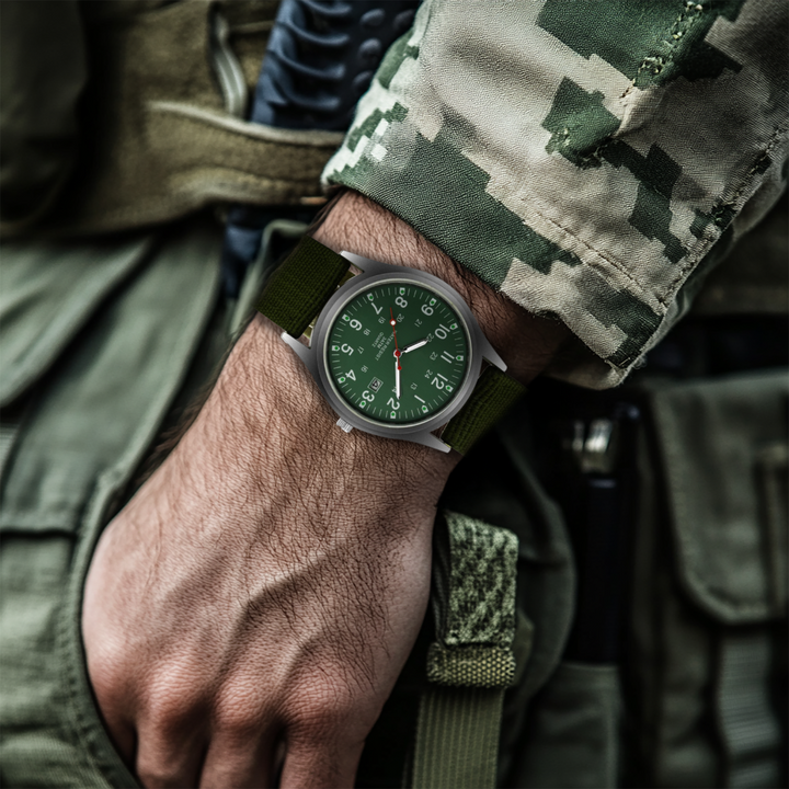 Casual WATCH WITH STRAP™ – Military-Inspired Watch for Everyday Use