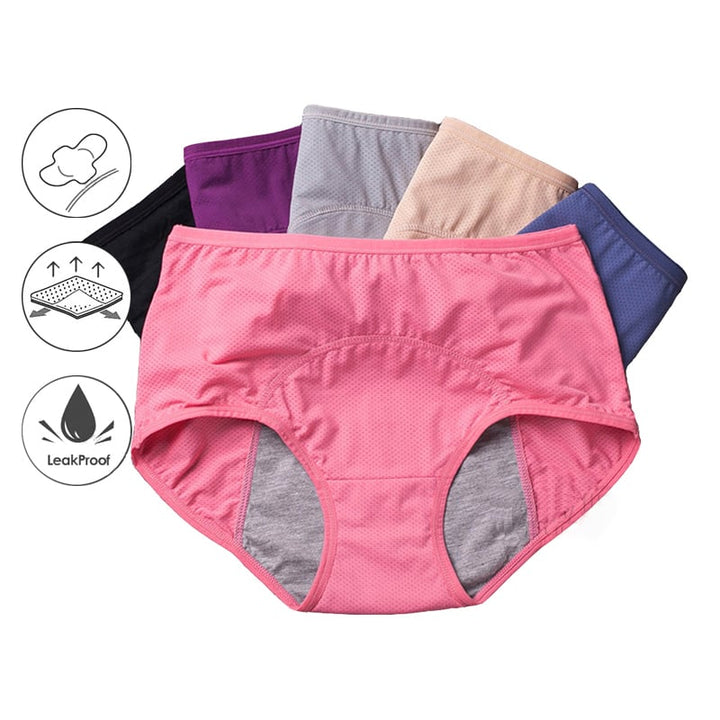 🌸3+2 FREE 🌸2024 Latest High Waist Leak proof panties