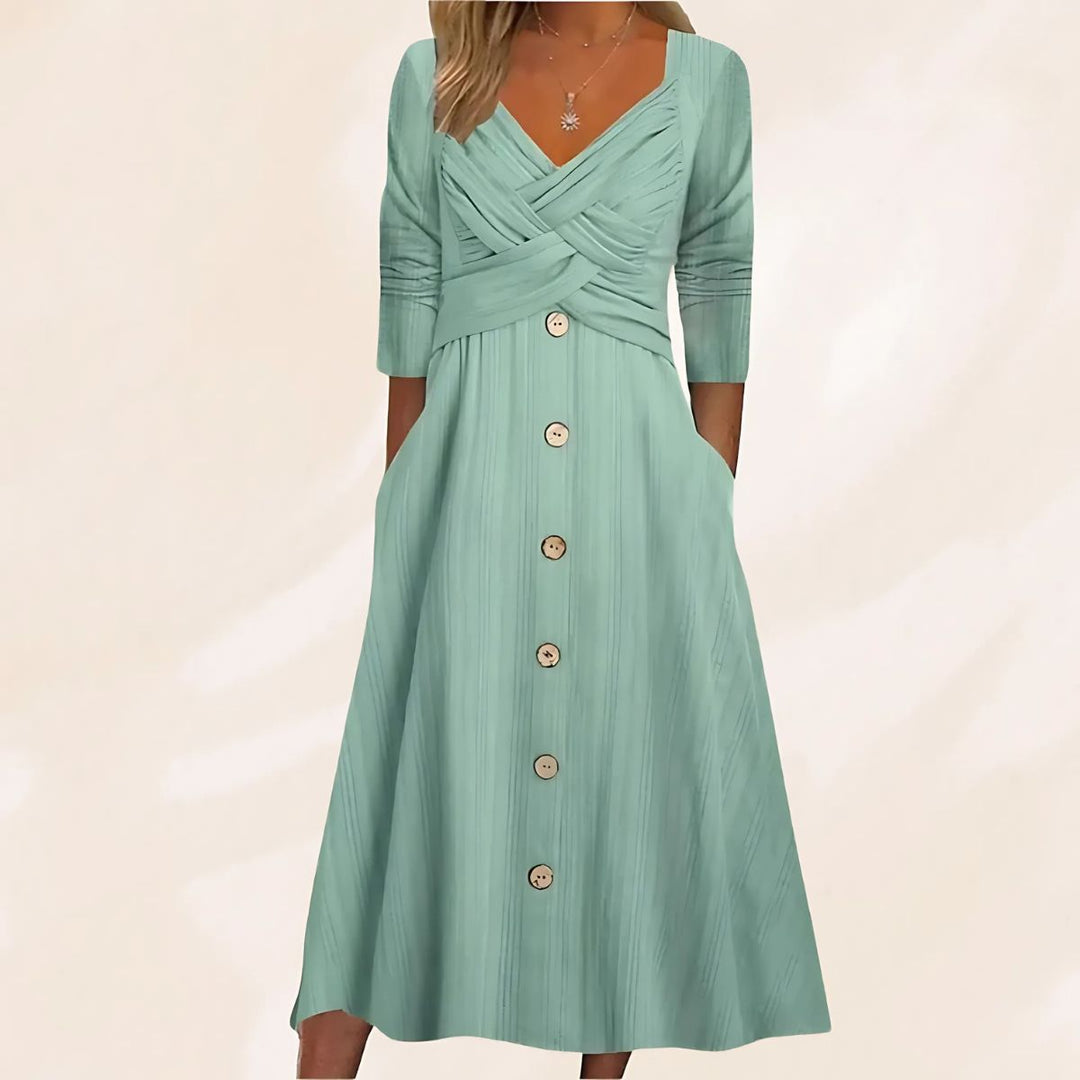 Elina™ | Elegant and Flattering Dress