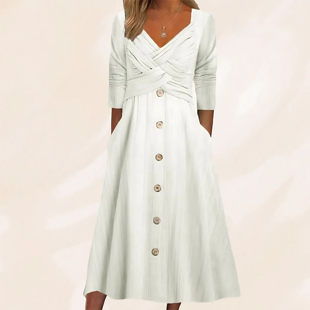 Elina™ | Elegant and Flattering Dress