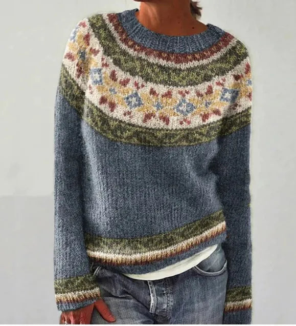 Brigid Retro Fall Sweater