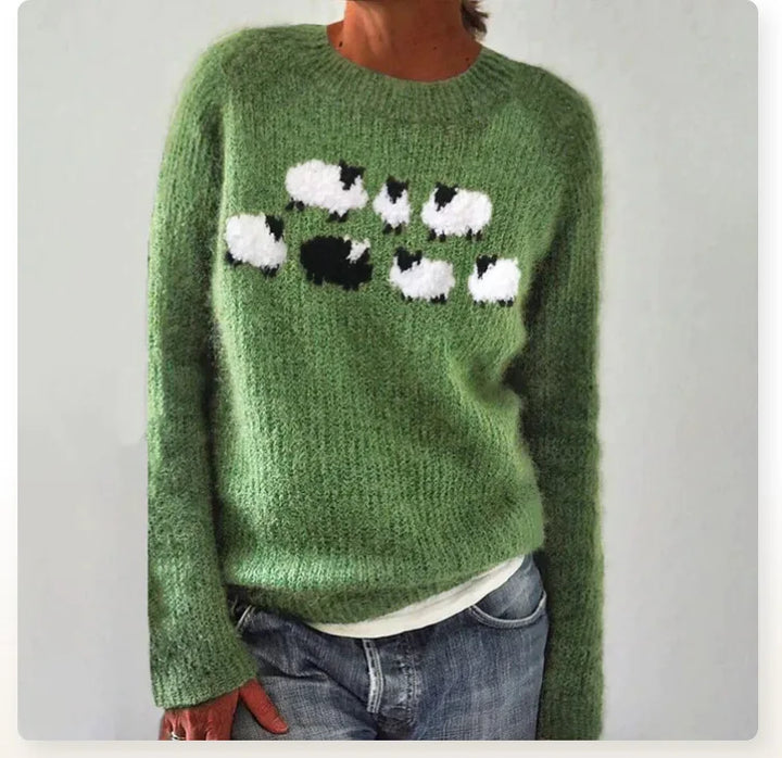 Brigid Retro Fall Sweater