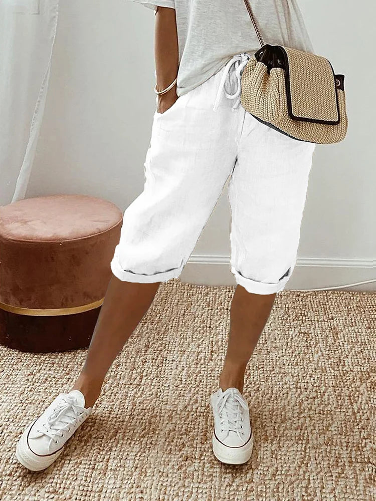 Kiwi Comfort | Linen and Cotton Shorts