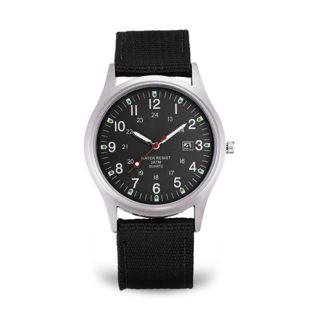 Casual WATCH WITH STRAP™ – Military-Inspired Watch for Everyday Use