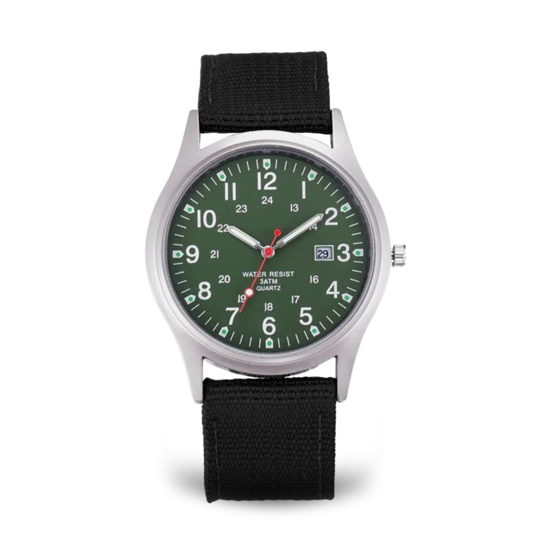 Casual WATCH WITH STRAP™ – Military-Inspired Watch for Everyday Use