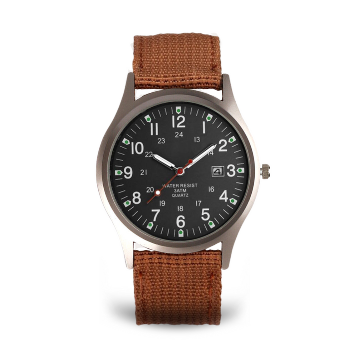 Casual WATCH WITH STRAP™ – Military-Inspired Watch for Everyday Use