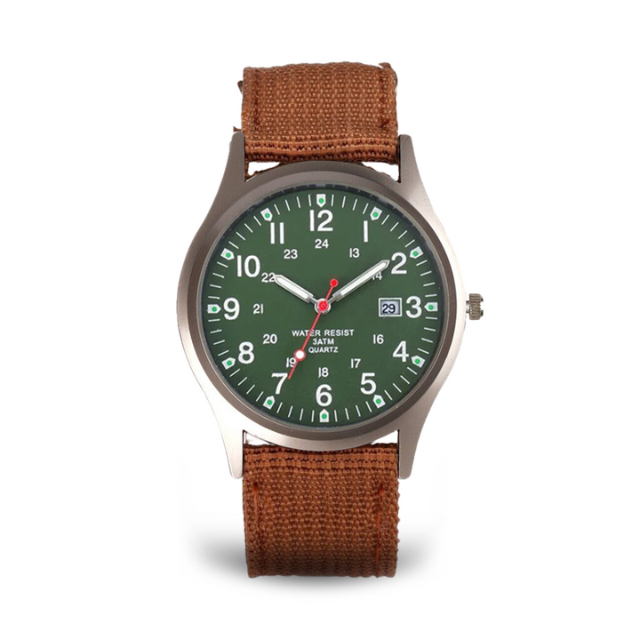 Casual WATCH WITH STRAP™ – Military-Inspired Watch for Everyday Use