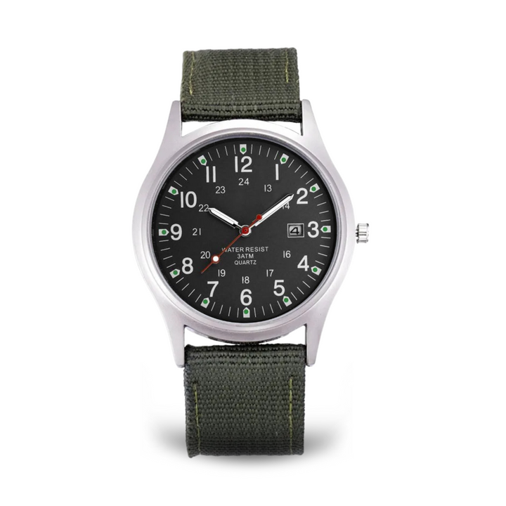 Casual WATCH WITH STRAP™ – Military-Inspired Watch for Everyday Use