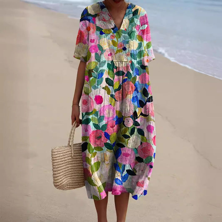 Nicka™ | Dress with Vibrant Floral Print