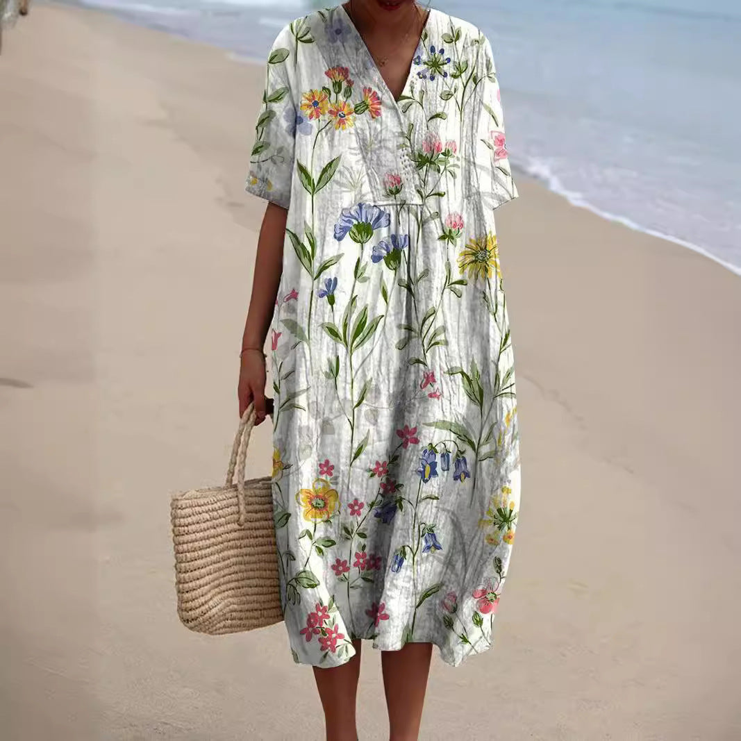 Nicka™ | Dress with Vibrant Floral Print