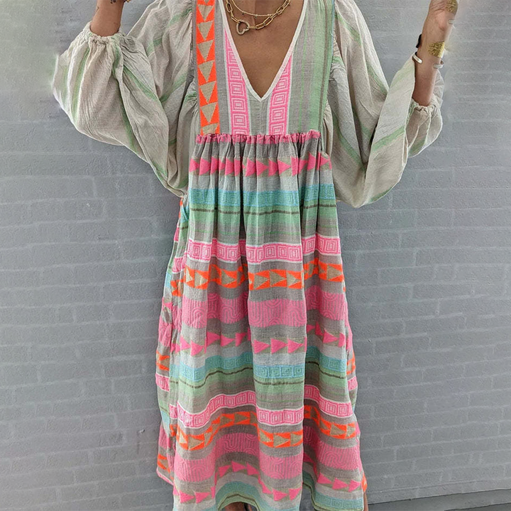 Amelia™ – Comfortable Boho Dress