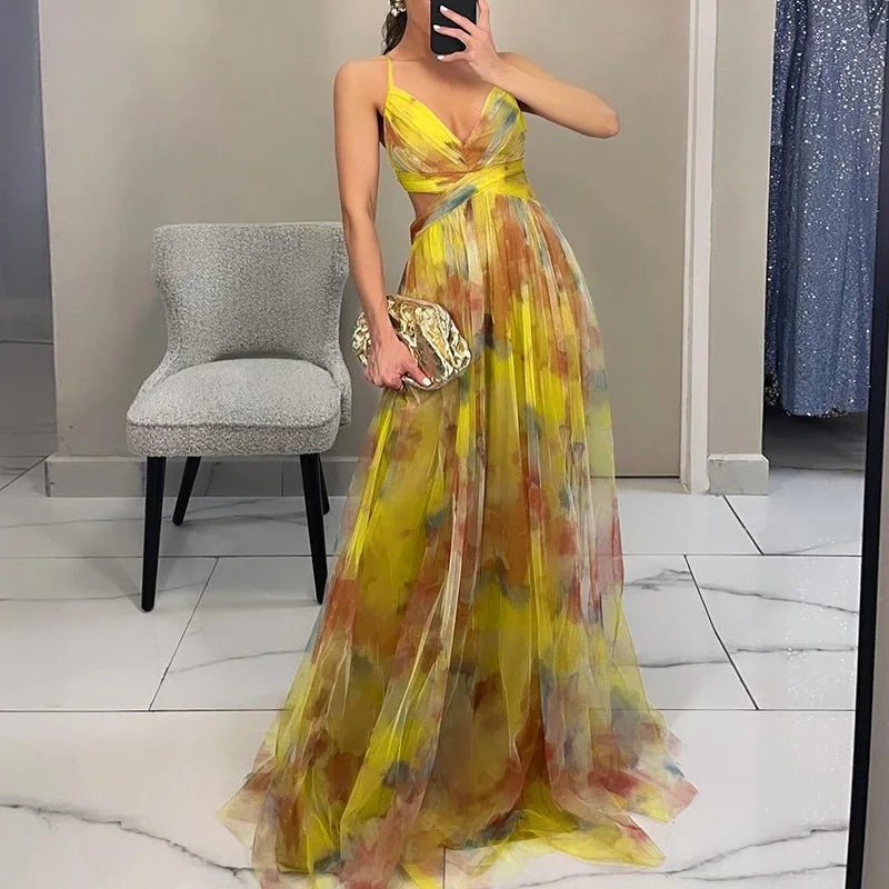Gisele | Flattering Floral Maxi Dress