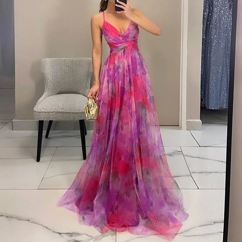 Gisele | Flattering Floral Maxi Dress