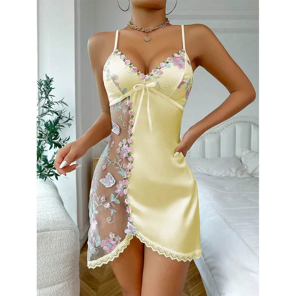 Lia™ | Sexy Floral Nightgown