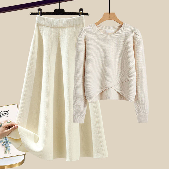 Gráinne – Stylish Knitted Sweater and Skirt Lounge Set