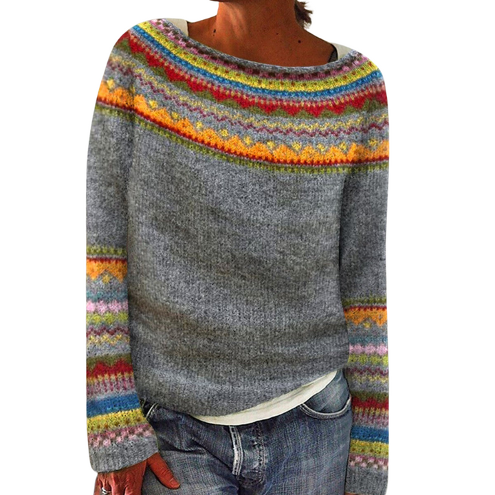 Brigid Retro Fall Sweater