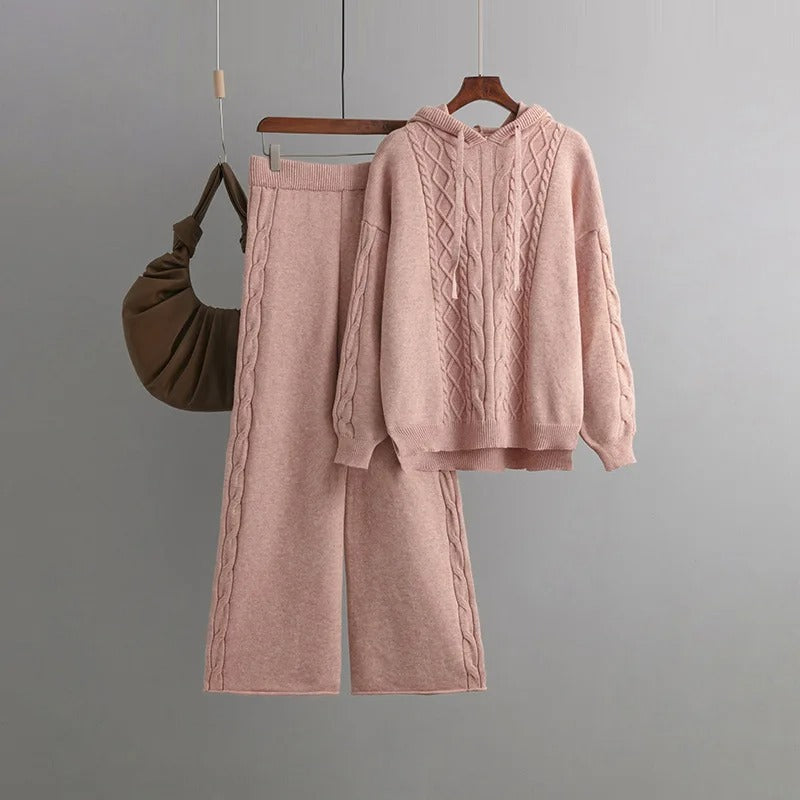 ROSALINDA – Super Comfortable Oversized Knitted Suit Set