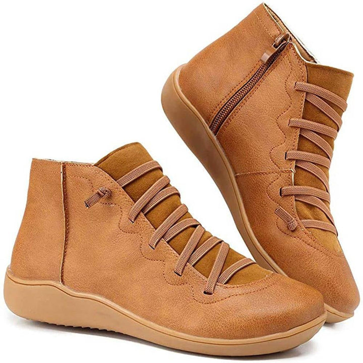 Nina™ - Trendy Orthopedic Ankle Boots in Vintage Style