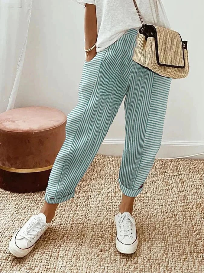 Gertrud – Striped Spring Pants