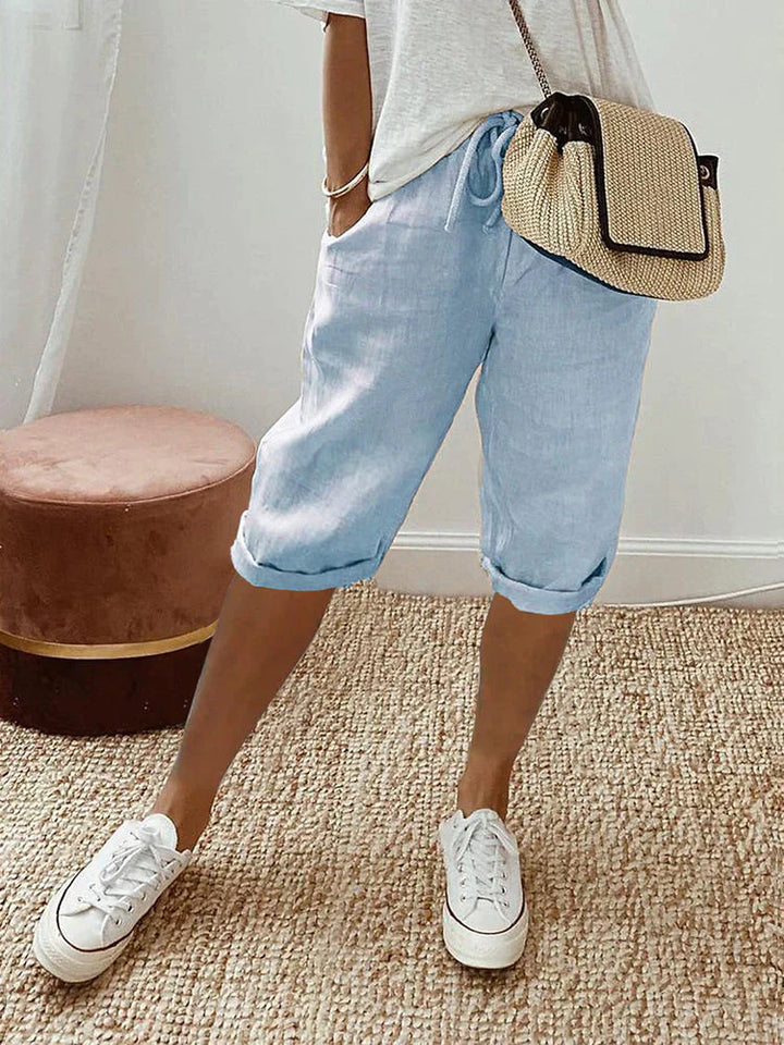 Kiwi Comfort | Linen and Cotton Shorts