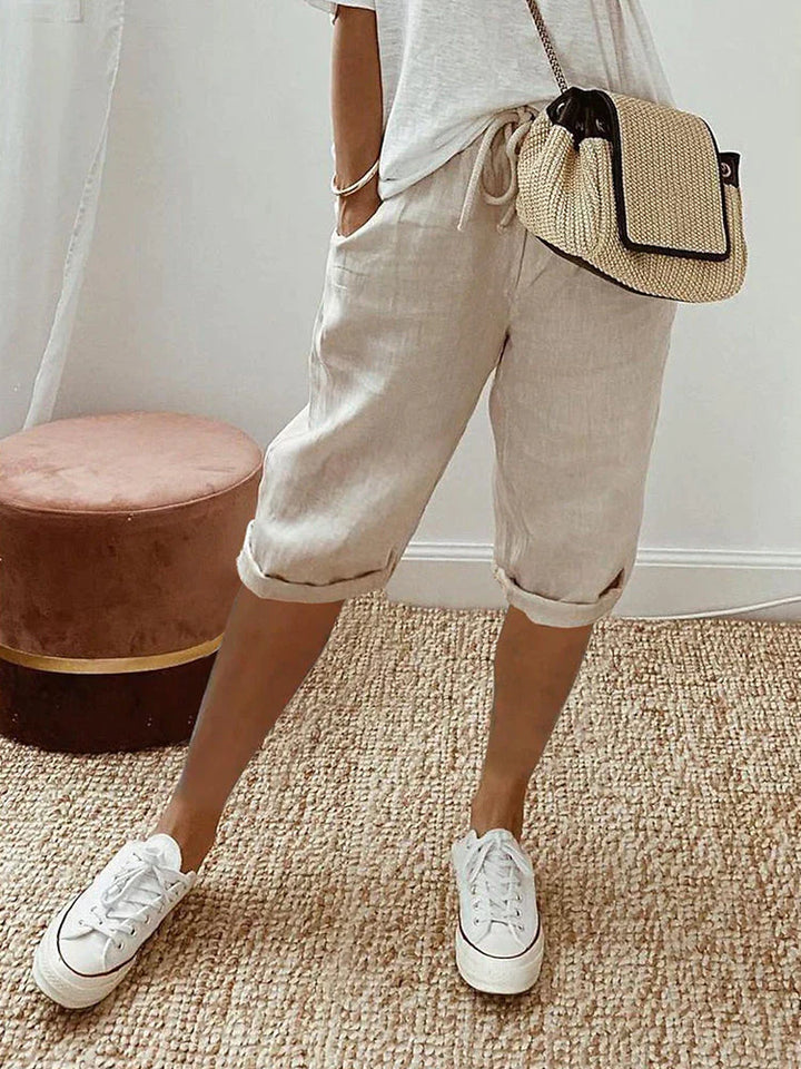 Kiwi Comfort | Linen and Cotton Shorts