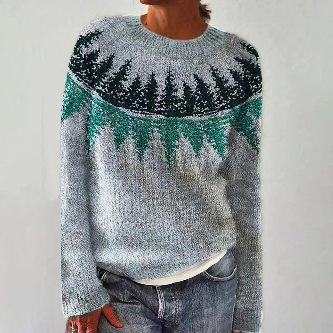 Brigid Retro Fall Sweater