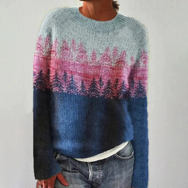 Brigid Retro Fall Sweater